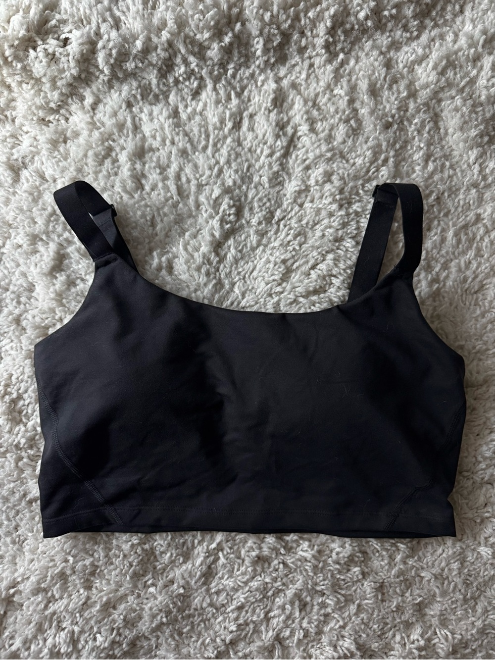 aerie Black Smooth Scoop Bralette